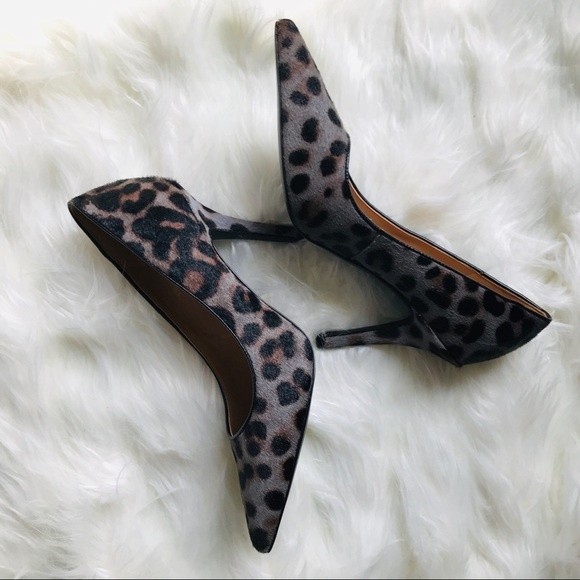 Nine West NW Jackpot Real Cow Fur Heels - Picture 3 of 8